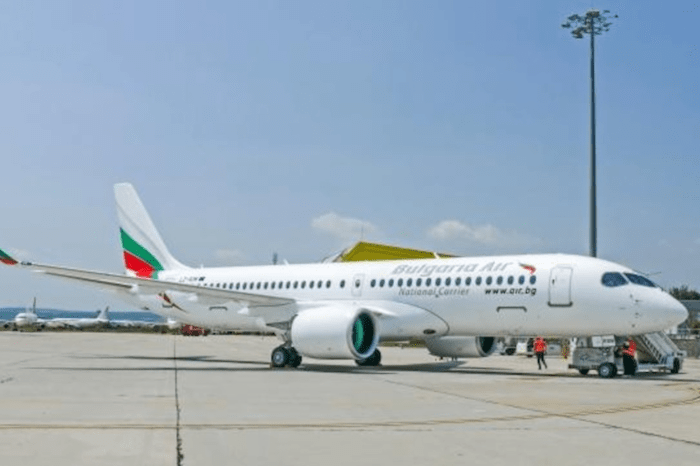 България Еър посрещна седмия си модерен нов самолет Airbus A220-300